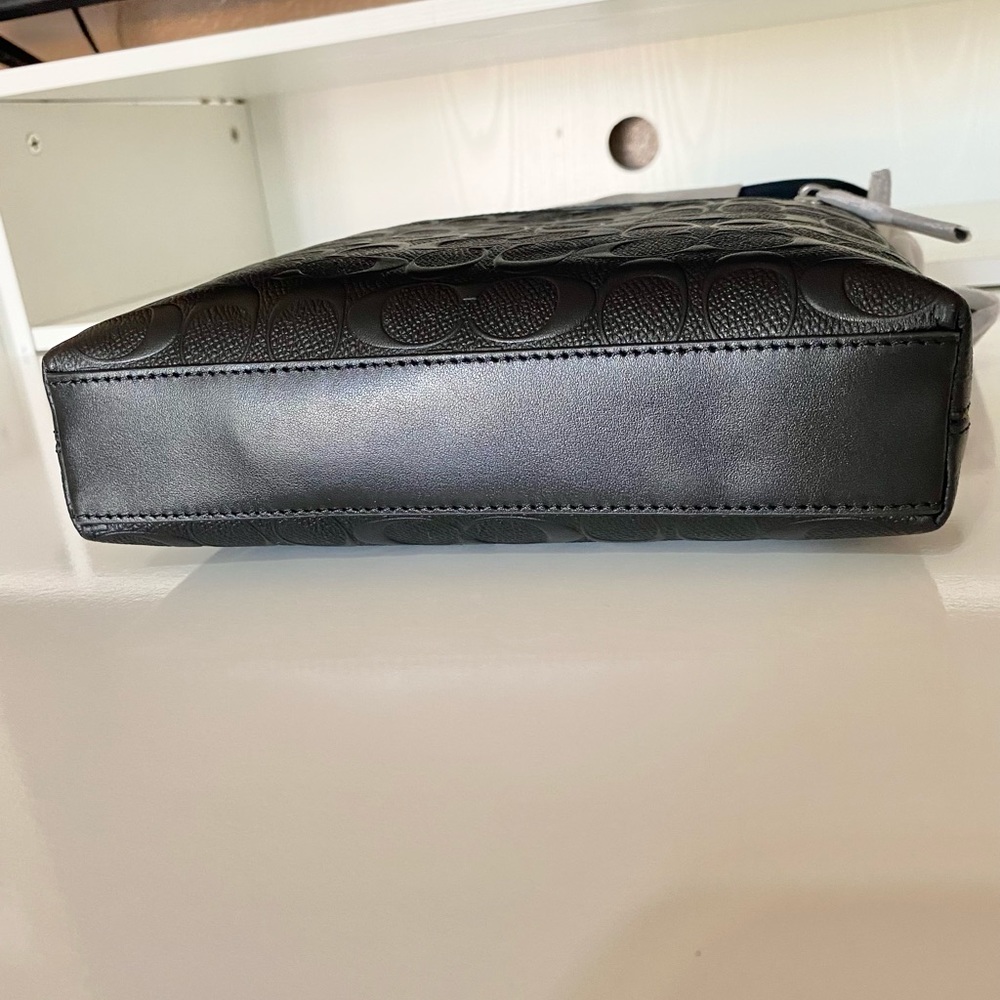 🌈💯NEW🌈Coach Men Houston Flight bag in signature/crossbody bag/messenger bag🆕 - Picture 6 of 13